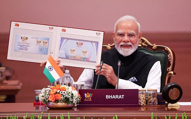 PM Narendra Modi at BRICS Summit Session on “Inclusive Global Governance and Strengthening Multilateralism” at Bharat Mandapam, in New Delhi on September 12, 2026. (Photo Credit: PIB/Govt. of India). PM Narendra Modi at BRICS Summit Session on “Inclusive Global Governance and Strengthening Multilateralism” at Bharat Mandapam, in New Delhi on September 12, 2026. (Photo Credit: PIB/Govt. of India).