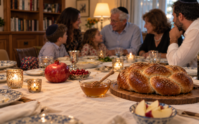 Rosh Hashanah holiday meal