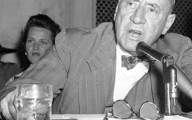 Army lawyer Joseph Welch at the House Un-American Hearings, June 9, 1954.  (CalVet Connect)