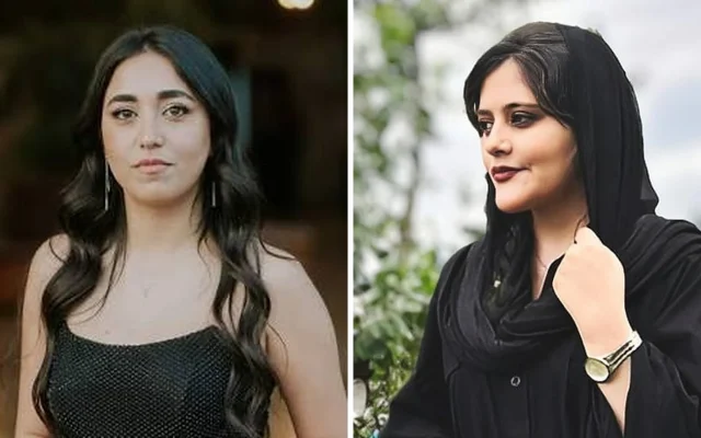 Staff Sgt. Shirel Haim Pour who was killed in Nahal Oz on October 7, 2023. And Jina Mahsa Amini an Iranian woman who died unexpectedly on September 16, 2022, while in custody of Iran’s 'morality police' for 'improper' clothing.