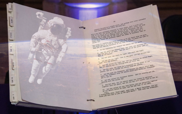 Apollo 8 Flight Plan, Smithsonian’s National Air and Space Museum, Adler Planetarium and Astronomy Museum, https://www.smithsonianmag.com/smithsonian-institution/how-apollo-8-delivered-moment-christmas-eve-peace-and-understanding-world-180976431/
Overlaid with astronaut:, stock photography licensed via Canva