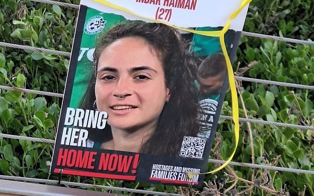 Inbar Bring her Home Now Poster (Courtesy Ken Toltz)