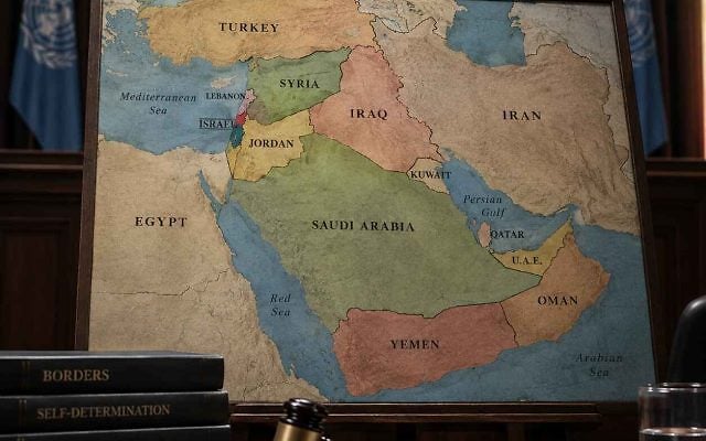 The Middle East on trial: if Israel’s legitimacy is open to debate, why should the rest of the region’s borders be beyond scrutiny? Image © Ivan Bassov, 2026. Licensed under CC BY 4.0. The Middle East on trial: if Israel’s legitimacy is open to debate, why should the rest of the region’s borders be beyond scrutiny? Image © Ivan Bassov, 2026. Licensed under CC BY 4.0.