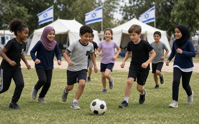 Image by Grok Hebrew Youth Camp Summer Integration Programs