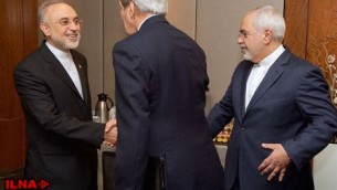 صالحی - کری- ظریف- مذاکرات برجام 2015 - منبع: ایلنا