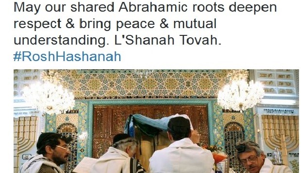 حساب توئیتری روحانی