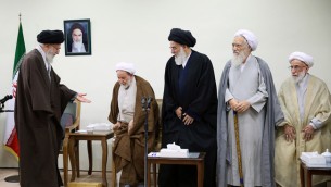 برخی از اعضای خبرگان رهبری در دیدار با علی خامنه ای
