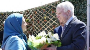 دیدار مک کین و رجوی