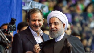 حسن روحانی (راست) و اسحاق جهانگیری
