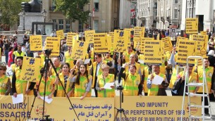 تجمع مخالفان رژیم ایران در لندن تجمع مخالفان رژیم ایران در لندن