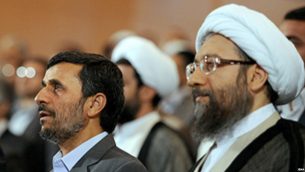 صادق لاریجانی و محمود احمدی نژاد سال 89