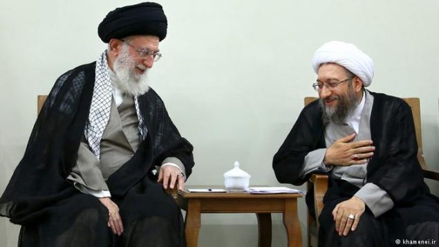 لاریجانی و خامنه ای