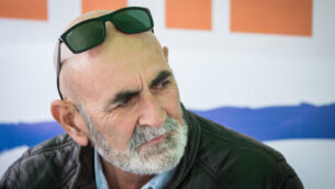 David Elhayani, head of the Jordan Valley Regional Council seen at the protest tent of Heads of Judea and Samaria and Jordan Valley councils in support of sovereignity, outside of the Prime Ministers office in Jerusalem, February 04, 2020. Photo by Yonatan Sindel/Flash90 *** Local Caption *** תמיכה ברבינותאוהלמחאה
							<p class=