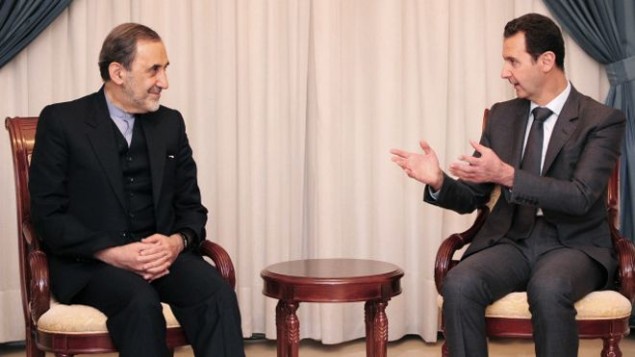 ولایتی روز یکشنبه ۸ آذر (۲۹ نوامبر) با همراهی هیئتی ایرانی برای "دیدار با مقامهای بلندپایه سوریه" وارد دمشق شد- خبرگزاری فرانسه ولایتی روز یکشنبه ۸ آذر (۲۹ نوامبر) با همراهی هیئتی ایرانی برای "دیدار با مقامهای بلندپایه سوریه" وارد دمشق شد- خبرگزاری فرانسه