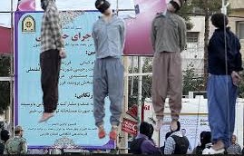 اعدام های علنی در ایران - منبع : فارس