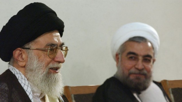 خامنه ای و روحانی خامنه ای و روحانی