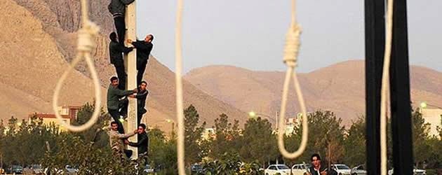 اعدام در ایران - عکس از یک صحنه خیایانی اعدام در ایران - عکس از یک صحنه خیایانی