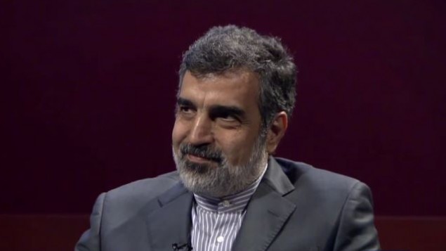 سخنگوی سازمان انرژی اتمی ایران، بهروز کمالوندی- پرس تی وی سخنگوی سازمان انرژی اتمی ایران، بهروز کمالوندی- پرس تی وی