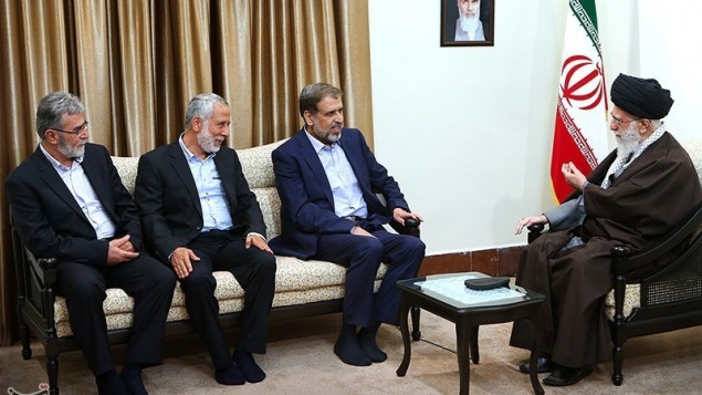 علی خامنه ای در دیدار رمضان عبدالله، دبیرکل گروه تروریستی جهاد اسلامی فلسطین - تسنیم