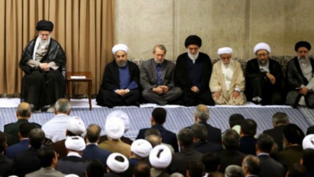 رهبر جمهوری اسلامی در دیدار با سران نظام