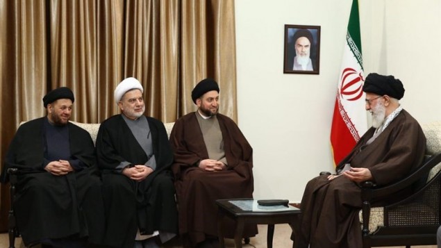 خامنه ای و رهبران شیعی عراقی خامنه ای و رهبران شیعی عراقی