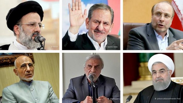 شش نامزد انتخابات ریاست جمهوری ماه جاری ایران شش نامزد انتخابات ریاست جمهوری ماه جاری ایران