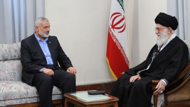 خامنه ای و رهبر حماس خامنه ای و رهبر حماس