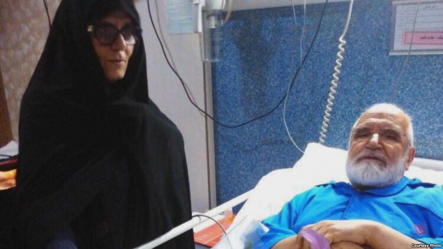 مهدی کروبی و همسرش مهدی کروبی و همسرش