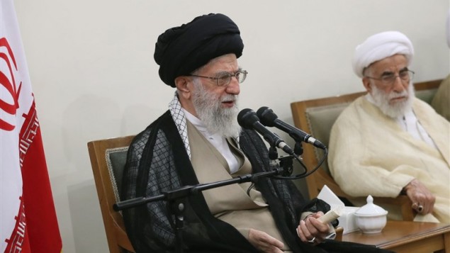 خامنه ای و جنتی خامنه ای و جنتی