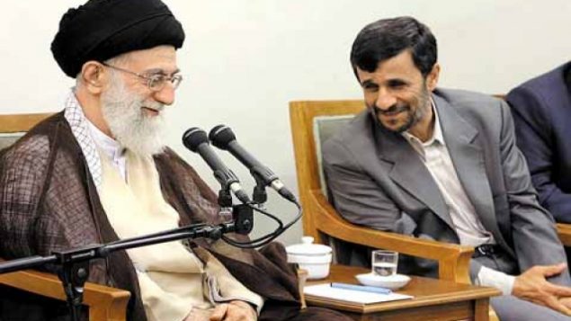 احمدی نژاد - خامنه ای