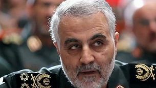 توضیح تصویر: سردار قاسم سلیمانی فرمانده‌ نیروی قدس