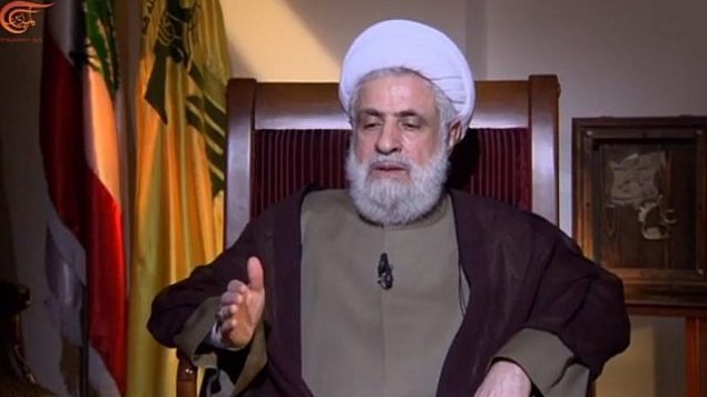 توضیح تصویر: شیخ نعیم قاسم، نایب رهبر حزبالله در مصاحبهای با تلویزیون المیادین لبنان، ۱۶ آوریل ۲۰۱۸.
(Screen capture: YouTube) توضیح تصویر: شیخ نعیم قاسم، نایب رهبر حزبالله در مصاحبهای با تلویزیون المیادین لبنان، ۱۶ آوریل ۲۰۱۸.
(Screen capture: YouTube)