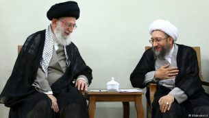 لاریجانی و خامنه ای