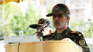 وزیر دفاع رژیم ایران