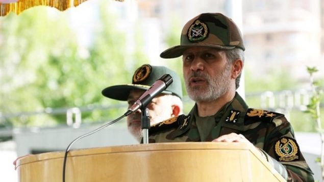 وزیر دفاع رژیم ایران