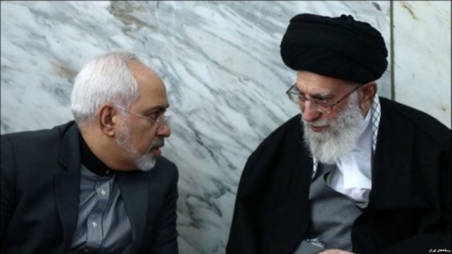 ظریف و خامنه ای