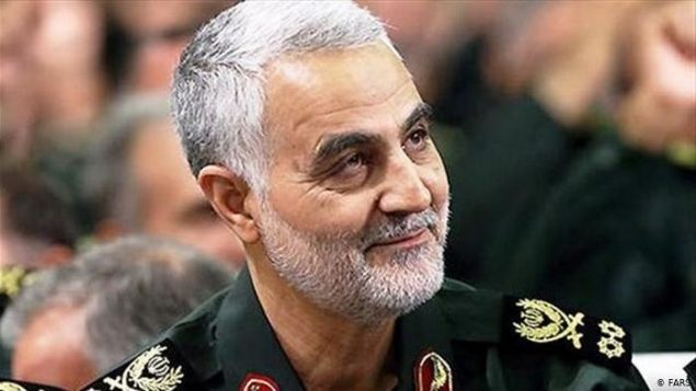 تصویر: سردار سرلشکر قاسم سلیمانی فرمانده نیروی قدس سپاه پاسداران انقلاب اسلامی ایران. (YouTube screenshot) تصویر: سردار سرلشکر قاسم سلیمانی فرمانده نیروی قدس سپاه پاسداران انقلاب اسلامی ایران. (YouTube screenshot)