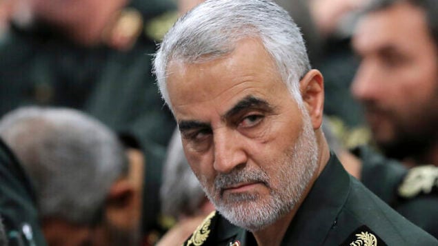 FILE- In this Sept. 18, 2016 photo released by an official website of the office of the Iranian supreme leader, Revolutionary Guard Gen. Qassem Soleimani, center, attends a meeting with Supreme Leader Ayatollah Ali Khamenei and Revolutionary Guard commanders in Tehran, Iran. A U.S. airstrike near Baghdad's airport on Friday Jan. 3, 2020 killed Gen. Qassem Soleimani, the head of Iran's elite Quds Force. Soleimani was considered the architect of Iran's policy in Syria. (Office of the Iranian Supreme Leader via AP, File) FILE- In this Sept. 18, 2016 photo released by an official website of the office of the Iranian supreme leader, Revolutionary Guard Gen. Qassem Soleimani, center, attends a meeting with Supreme Leader Ayatollah Ali Khamenei and Revolutionary Guard commanders in Tehran, Iran. A U.S. airstrike near Baghdad's airport on Friday Jan. 3, 2020 killed Gen. Qassem Soleimani, the head of Iran's elite Quds Force. Soleimani was considered the architect of Iran's policy in Syria. (Office of the Iranian Supreme Leader via AP, File)