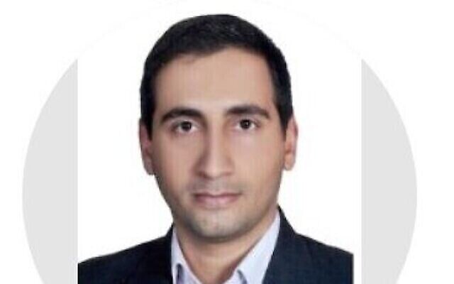 تصویر: عکس فوری از پروفایل ایوب انتظاری، استاد زمین شناسی. (Screenshot)