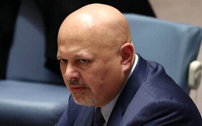 شرح عکس: کریم خان دادستان دیوان بین المللی دادگستری در جلسهٔ شورای امنیت سازمان ملل در مقر سازمان، ۲۷ ژانویهٔ ۲۰۲۵، شهر نیویورک. (Michael M. Santiago / Getty Images via AFP) شرح عکس: کریم خان دادستان دیوان بین المللی دادگستری در جلسهٔ شورای امنیت سازمان ملل در مقر سازمان، ۲۷ ژانویهٔ ۲۰۲۵، شهر نیویورک. (Michael M. Santiago / Getty Images via AFP)