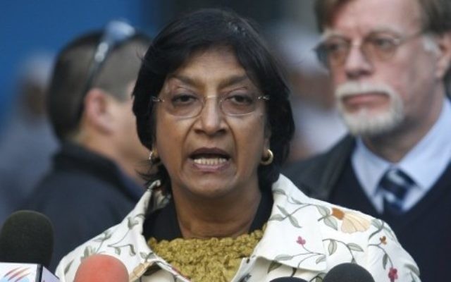 Navi Pillay (photo credit: Wissam Nassar/ Flash90)