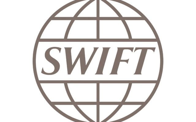 Logo du fournisseur mondial de services de messagerie financière sécurisés SWIFT Logo du fournisseur mondial de services de messagerie financière sécurisés SWIFT