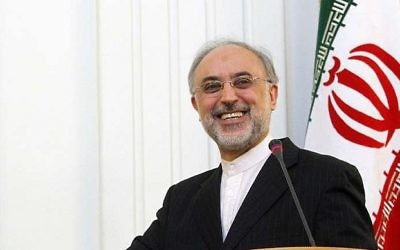 Ali Akbar Salehi, directeur de l’Organisation iranienne à l’énergie atomique. (Crédit : Parmida76/CC-BY/Flickr)