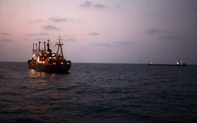 UN cargo  (Crédit: Chen Leopold/Flash90)
