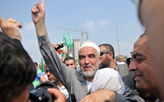 Sheikh Raed Salah, près de Tel Aviv en 2010. (Crédit : Yossi Zeliger/Flash 90)