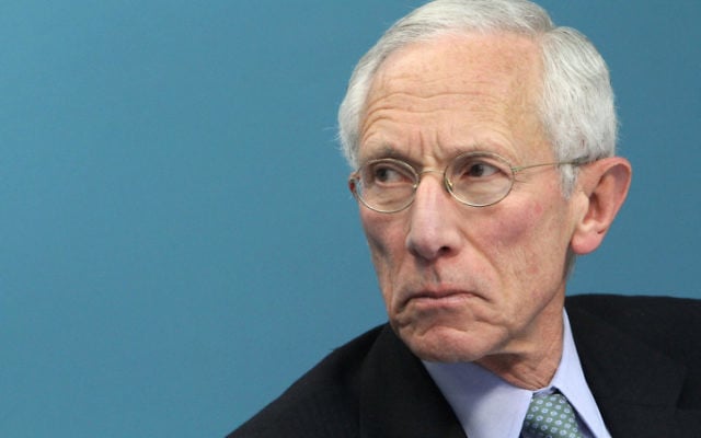 L'ex-gouverneur de la Banque d'Israël et vice président sortant de la FED Stanley Fischer. (Crédit: Miriam Alster/Flash90)