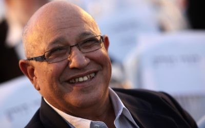 L'ancien directeur du Mossad, Meir Dagan, ici en mai 2011, est décédé à l'âge de 71 ans le 17 mars 2016. (Crédit : Kobi Gideon/Flash90)