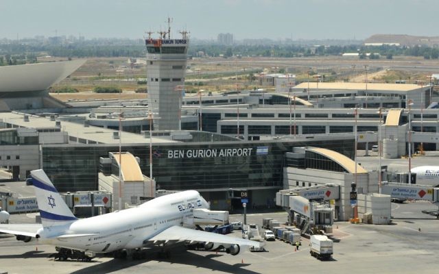 L'aéroport international Ben Gurion (Crédit : Yossi Zeliger/Flash90)