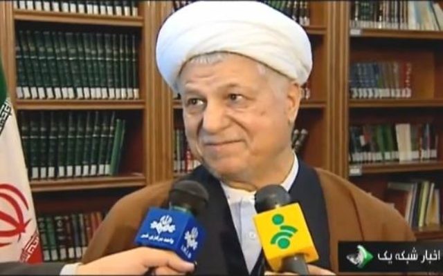 Akbar Hachémi Rafsandjani (capture d'écran Youtube ) Akbar Hachémi Rafsandjani (capture d'écran Youtube )
