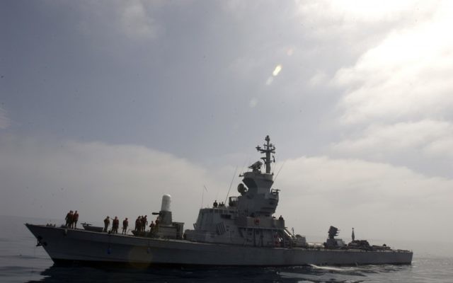 Un lance-missile de la marine israélienne. (Abir Sultan/Flash90)